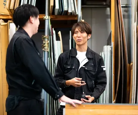 K.IとF.Tの会話風景